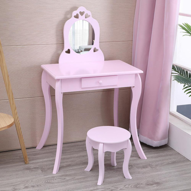 Gemma Violet Kids Vanity Set with Mirror & Reviews Wayfair